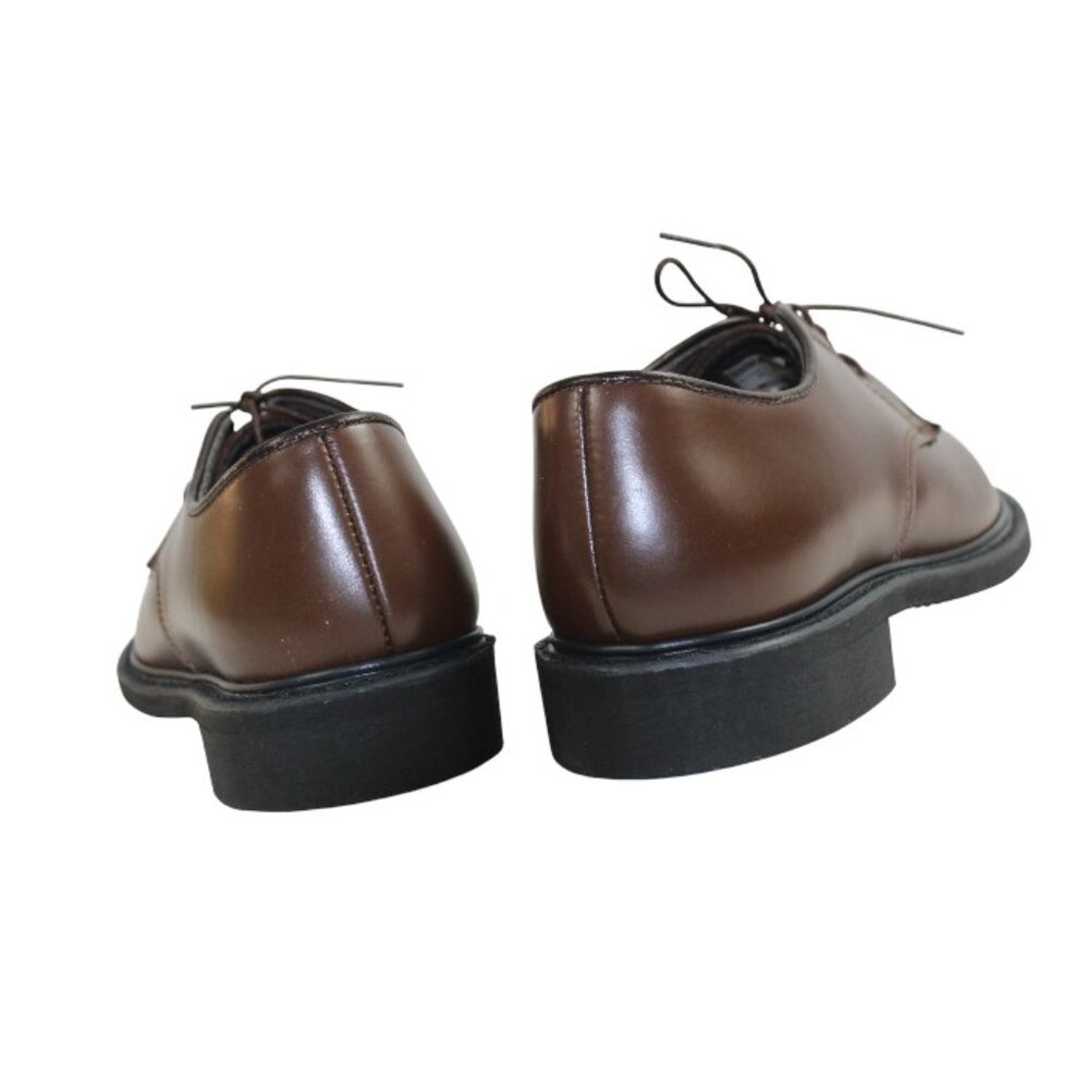 Capps Made USA Brown Leather Low Quarter Lace Up Oxfords Size 8.5 - Picture 7 of 9